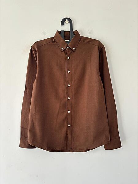 Copper brown Imp-plain shirt