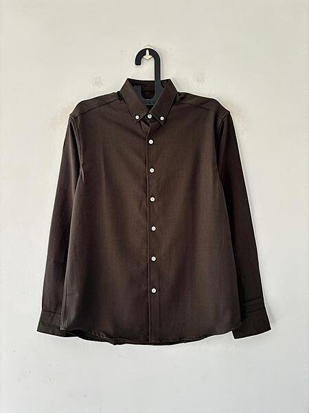 Truffle brown Imp-plain shirt