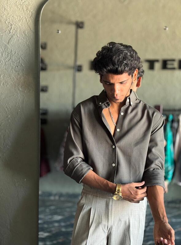 Jade green Imp-plain shirt