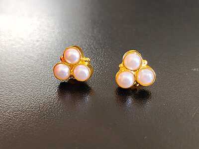 Earring White Stud