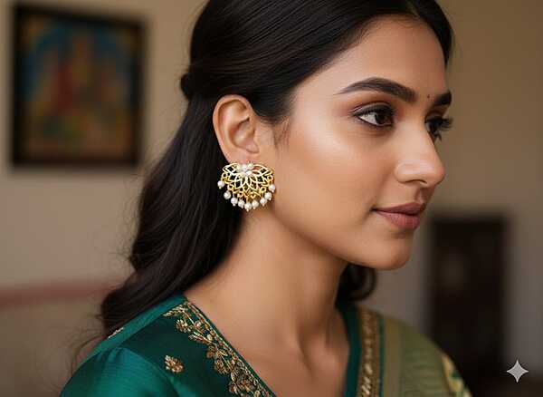 Earring White Pearl 1