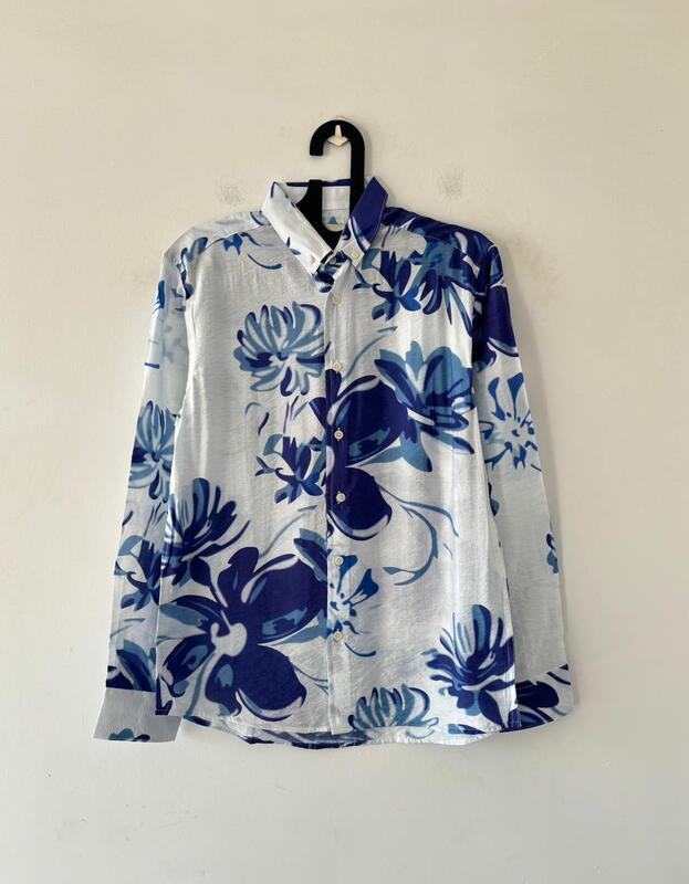 Ink Bloom printed shirt