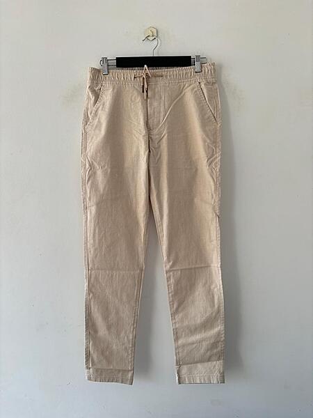 Almond linen pants