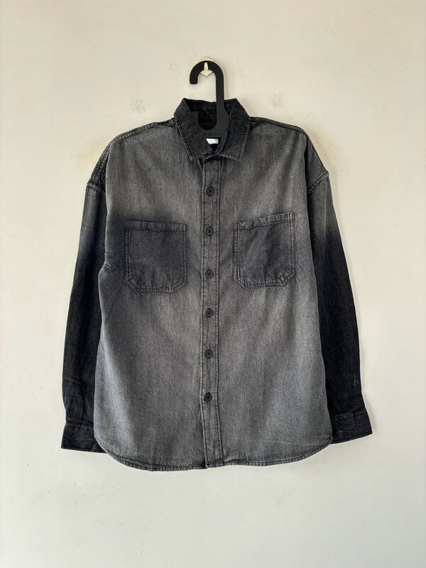 Shadow fade denim shirt