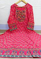 Cotton Umbrella Kurti Rose