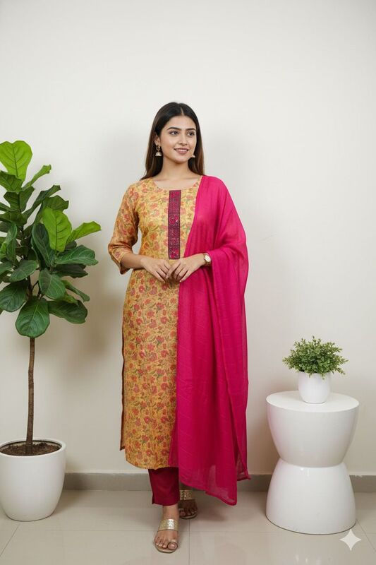 3 Pcs Set Tissue Silk Gold