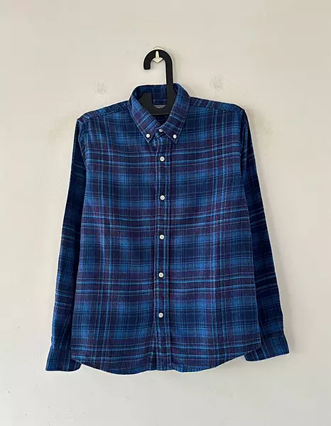 Indigo & merlot flannels