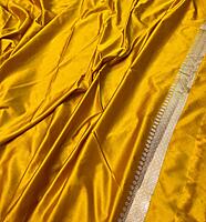 Traditional Mashru Silk Saree in Mustard Yellow