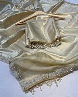 Gold Semi Tissue Kanjivaram silk saree