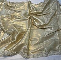 Gold Semi Tissue Kanjivaram silk saree