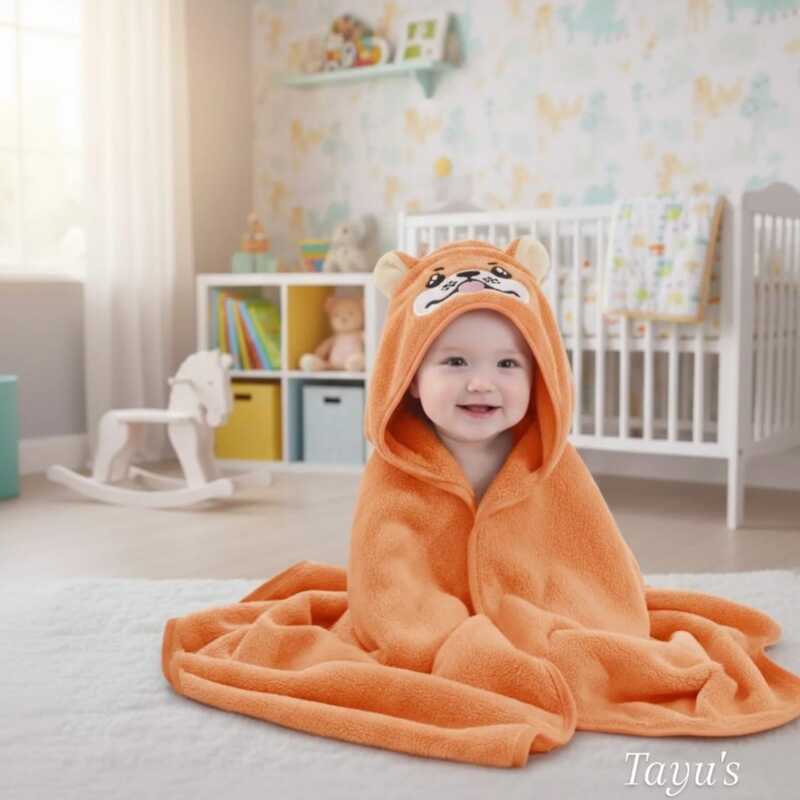 Microfiber Cap Towel-Dog print