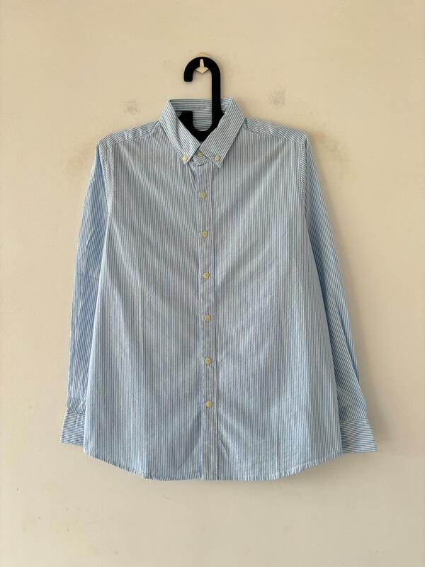 Sky mist oldmoney stripes shirt