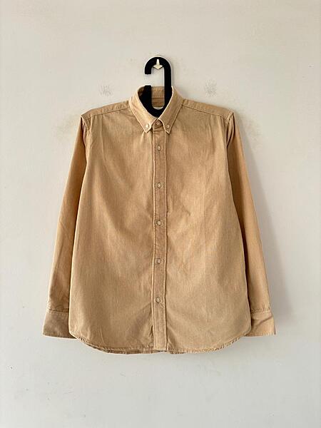 Almond clay corduroy shirt