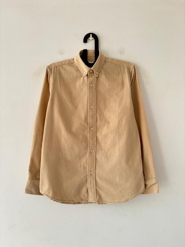 Almond clay corduroy shirt