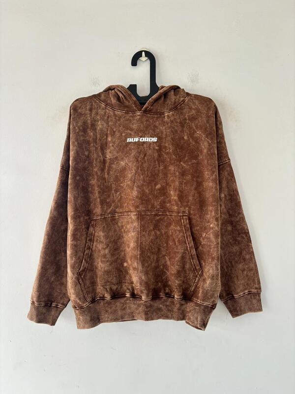 Rusted walnut washed hoodie