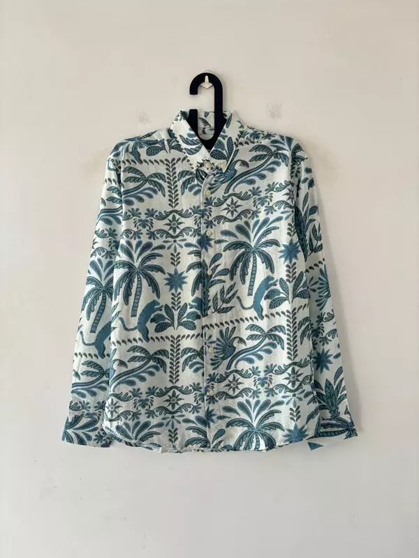 Ocean mirage jungle printed shirt