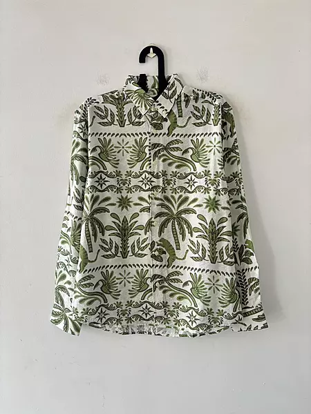 Pine dust jungle printed shirt
