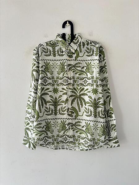Pine dust jungle printed shirt