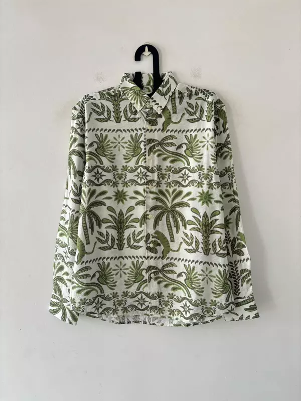 Pine dust jungle printed shirt