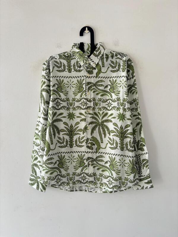 Pine dust jungle printed shirt