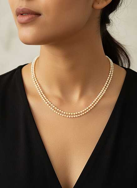 Necklace Rice Pearl