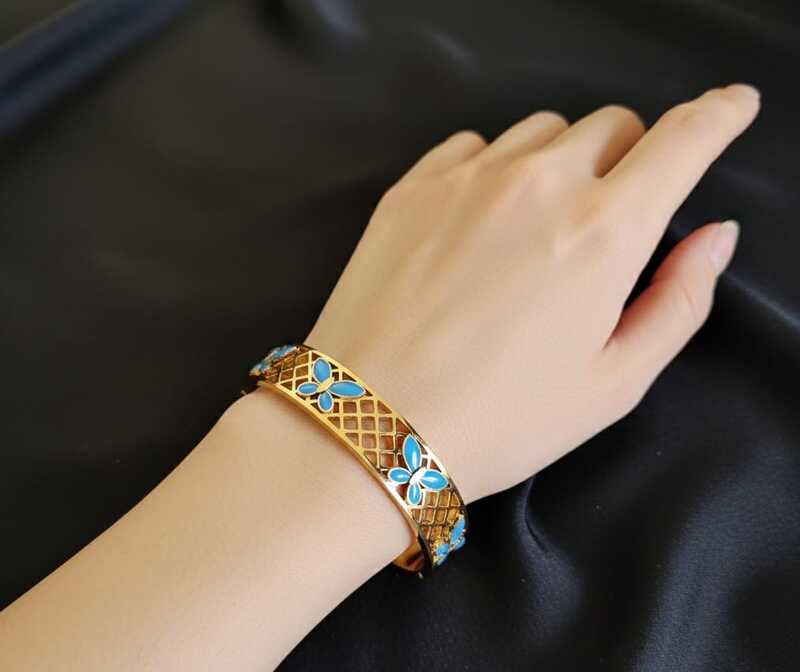 Bracelet Blue Butterfly
