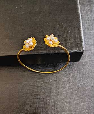 Bracelet Flower With Pearl