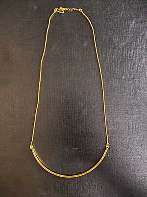 Necklace Plain Gold