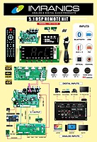 Imranics 5.1 DSP Rempte kit TX-110B