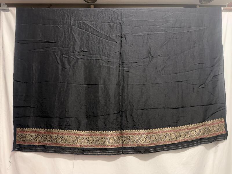 Kala Sanskruti All Over Black – Color Dupion Silk Bandhani Saree – 6.5M with Blouse Piece – Elegant Traditional Wear Bridal Saree for Women