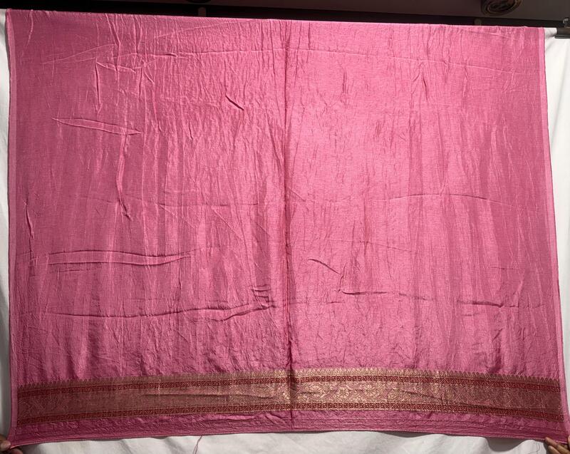 Kala Sanskruti All Over Pink – Color Dupion Silk Bandhani Saree – 6.5M with Blouse Piece – Elegant Traditional Wear Bridal Saree for Women