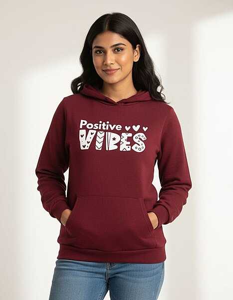 Women Stylish Hoodie - Brown
