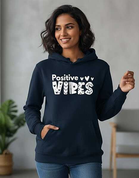 Women Stylish Hoodie - Blue