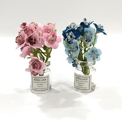 Car Dashboard Miniature Flowers