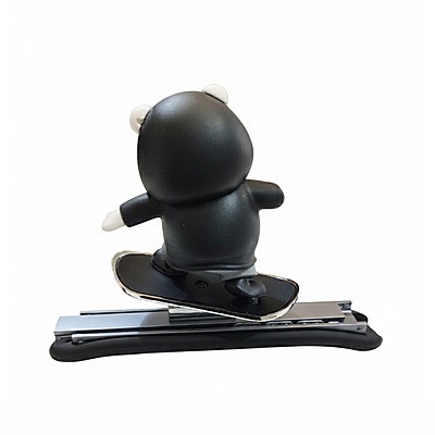 Skateboarding Panda Car Dashboard Figurine  C