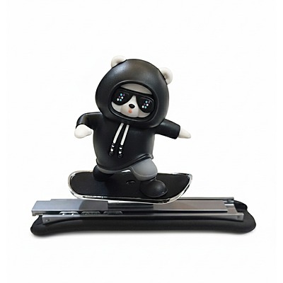 Skateboarding Panda Car Dashboard Figurine  C