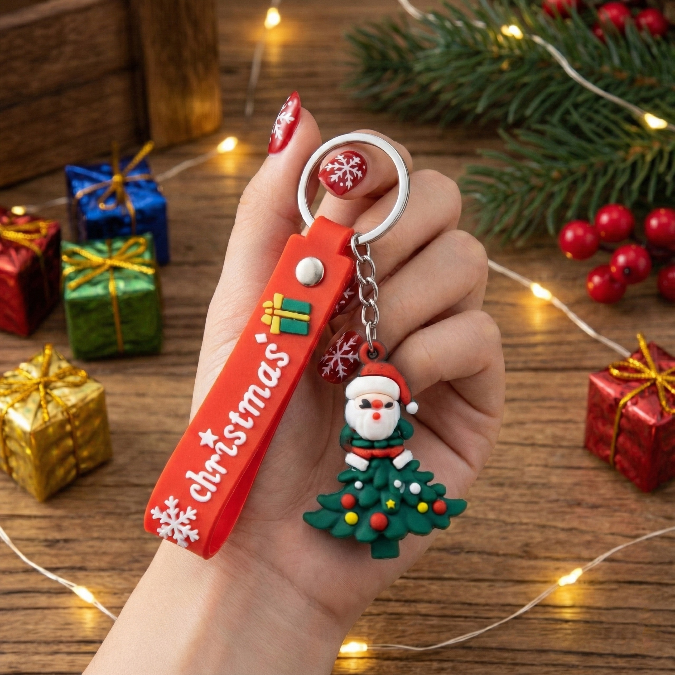 Merry Christmas Keychain