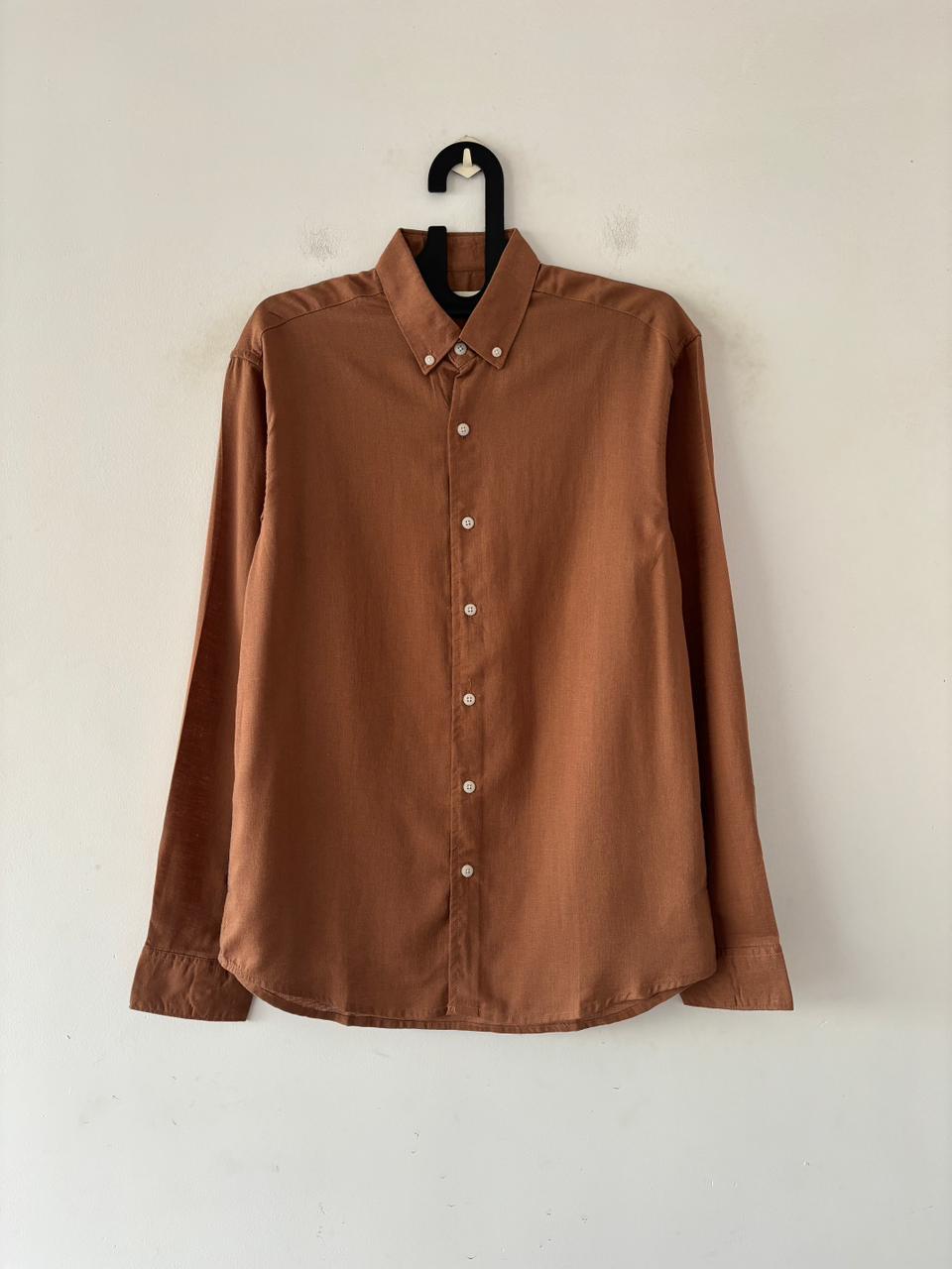 Hazelnut linen shirt