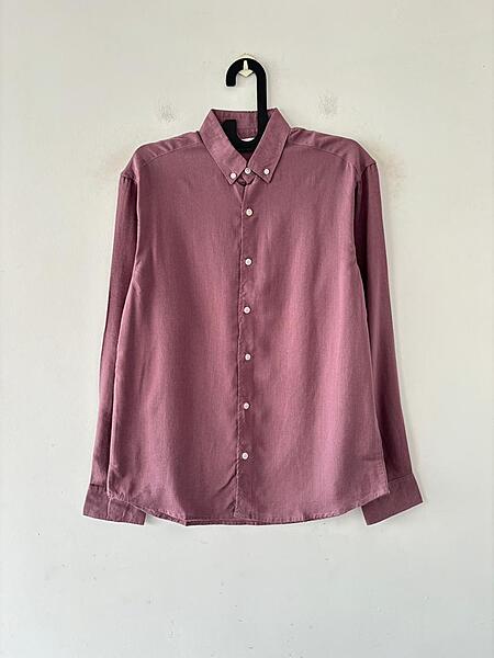Dusty lavender linen shirt