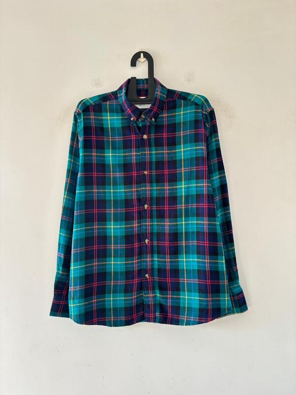 Teal & ember flannels