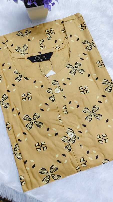 Viscose Rayon Floral Printed Kurti 15