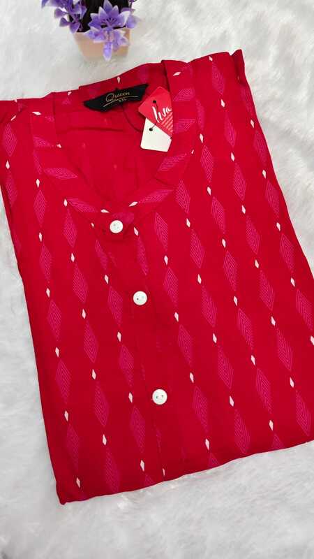 Viscose Rayon Floral Printed Kurti 10