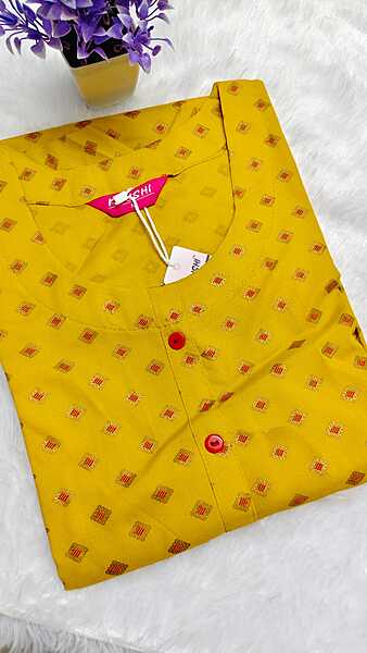 Viscose Rayon Floral Printed Kurti 9