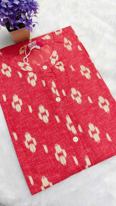 Viscose Rayon Floral Printed Kurti 4