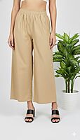 Cotton Palazzo Dark Skin Color