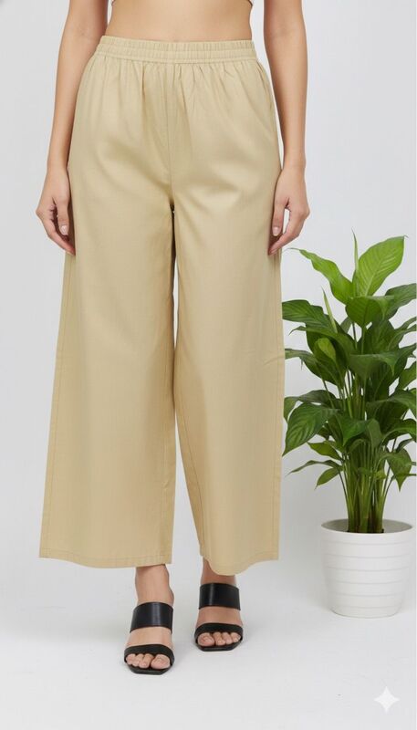Cotton Palazzo Skin Color