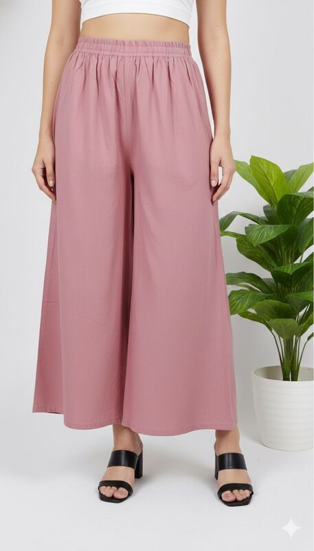 Cotton Palazzo Pink
