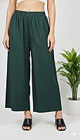 Cotton Palazzo Green