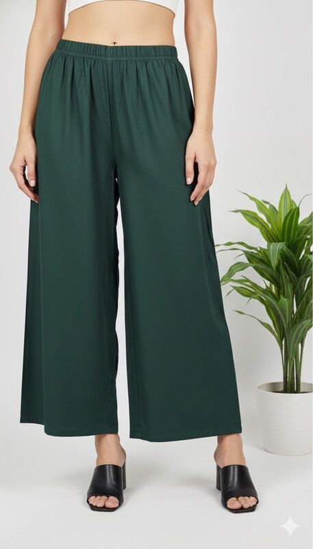 Cotton Palazzo Green