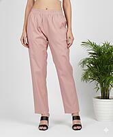 Cotton Straight Pant Pink